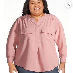 Time and Tru Women's Blush Pink Blouse